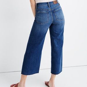 Madewell Wide Leg Crop Jean Size 25